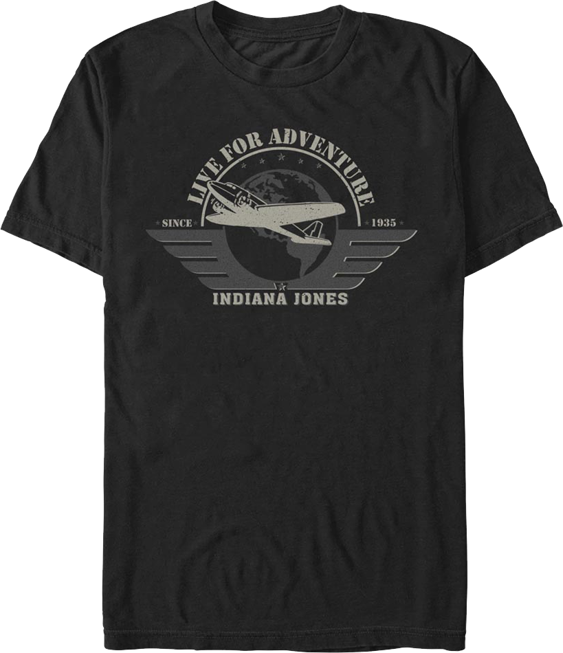 Live For Adventure Indiana Jones T-Shirt Hoodie, Sweatshirt | CiraTrend.com (Image 1)