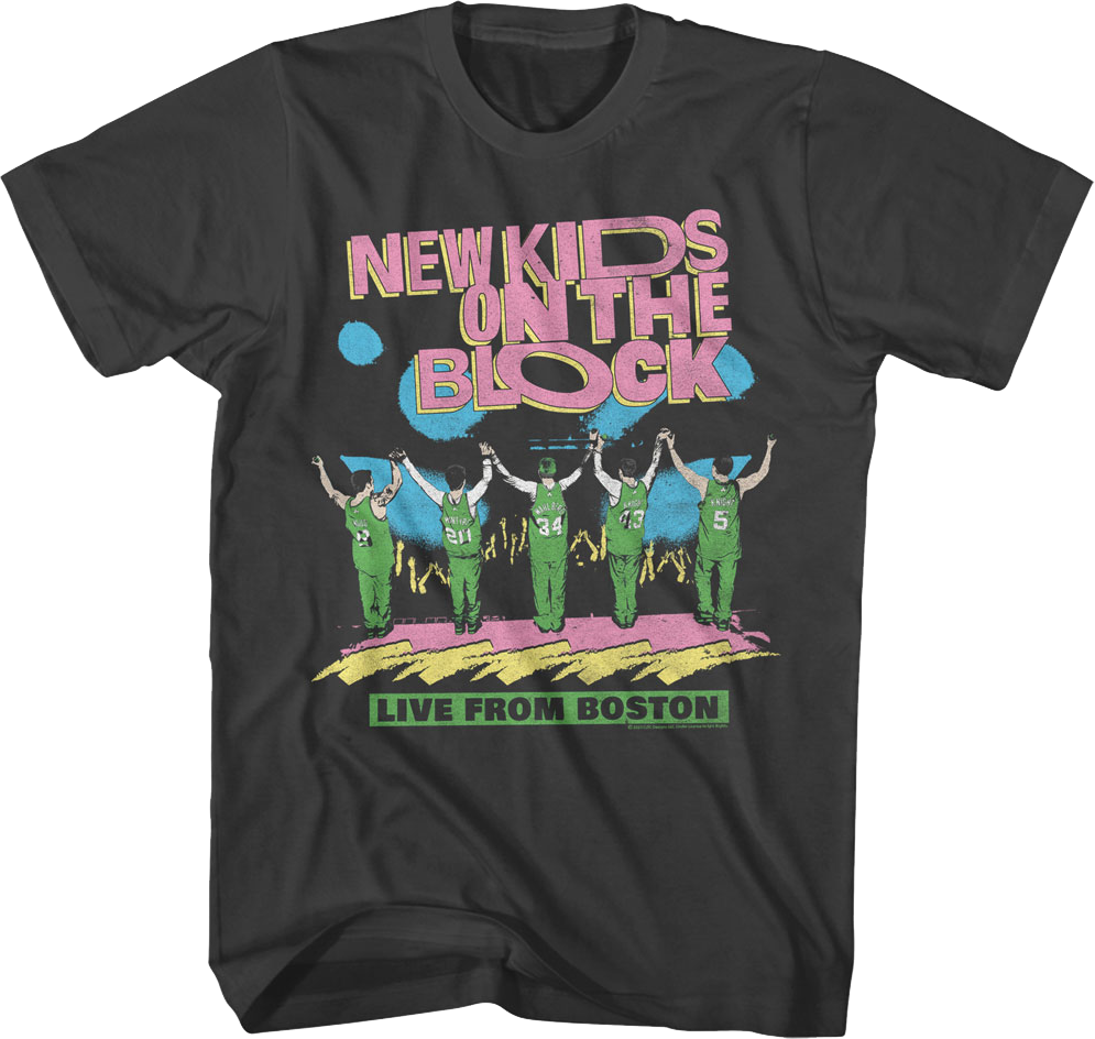 Live From Boston New Kids On The Block T-Shirt Hoodie, Sweatshirt | CiraTrend.com (Image 1)