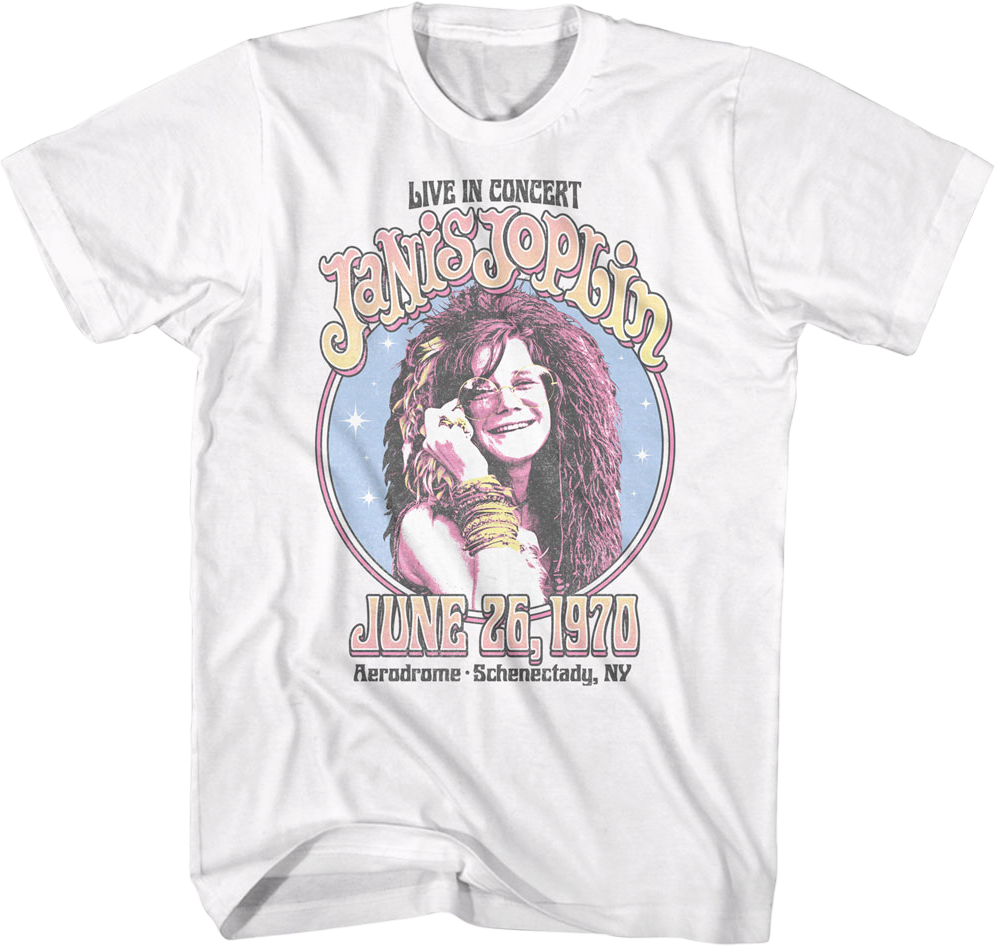 Live In Concert 1970 Janis Joplin T-Shirt