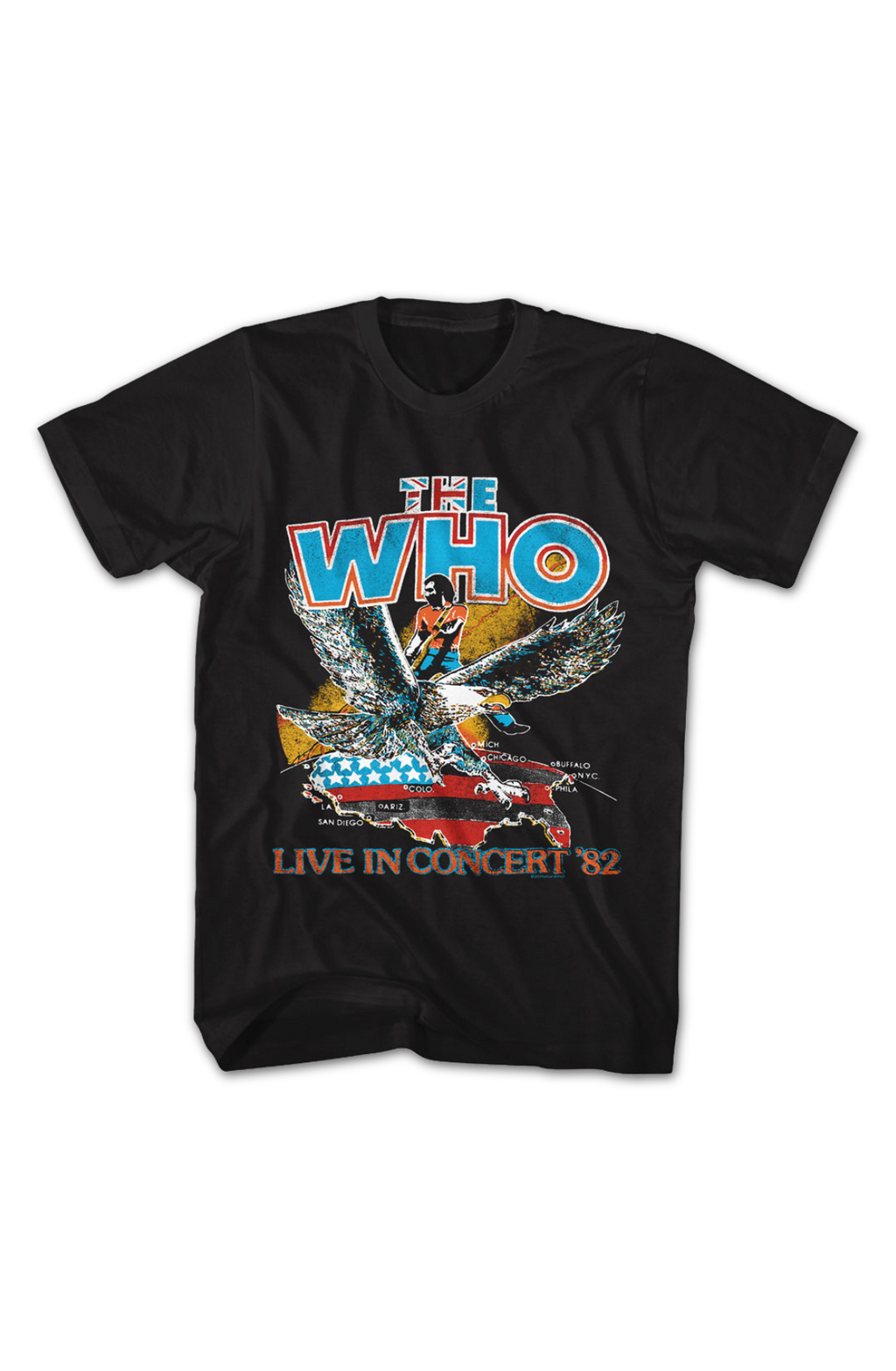 Live In Concert '82 The Who T-Shirt Hoodie, Sweatshirt | CiraTrend.com (Image 2)