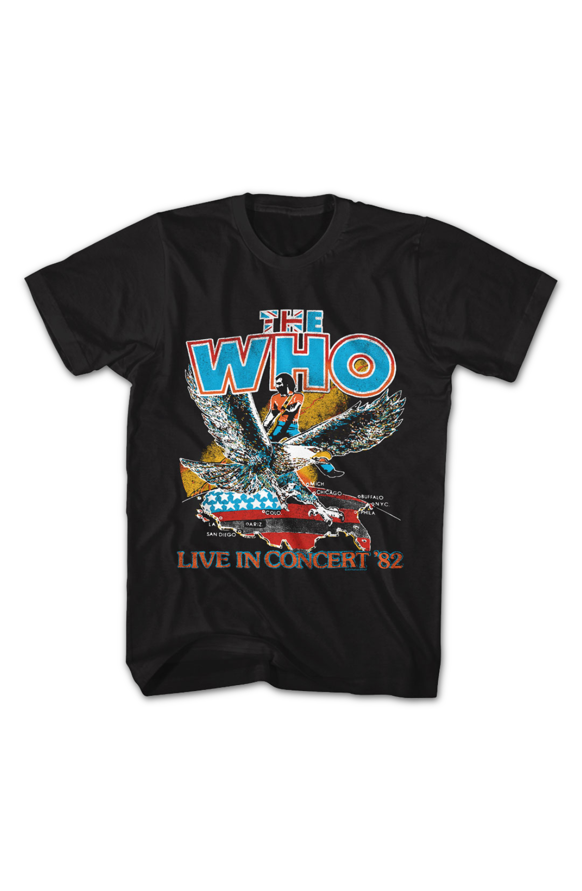 Live In Concert '82 The Who T-Shirt Hoodie, Sweatshirt | CiraTrend.com (Image 2)