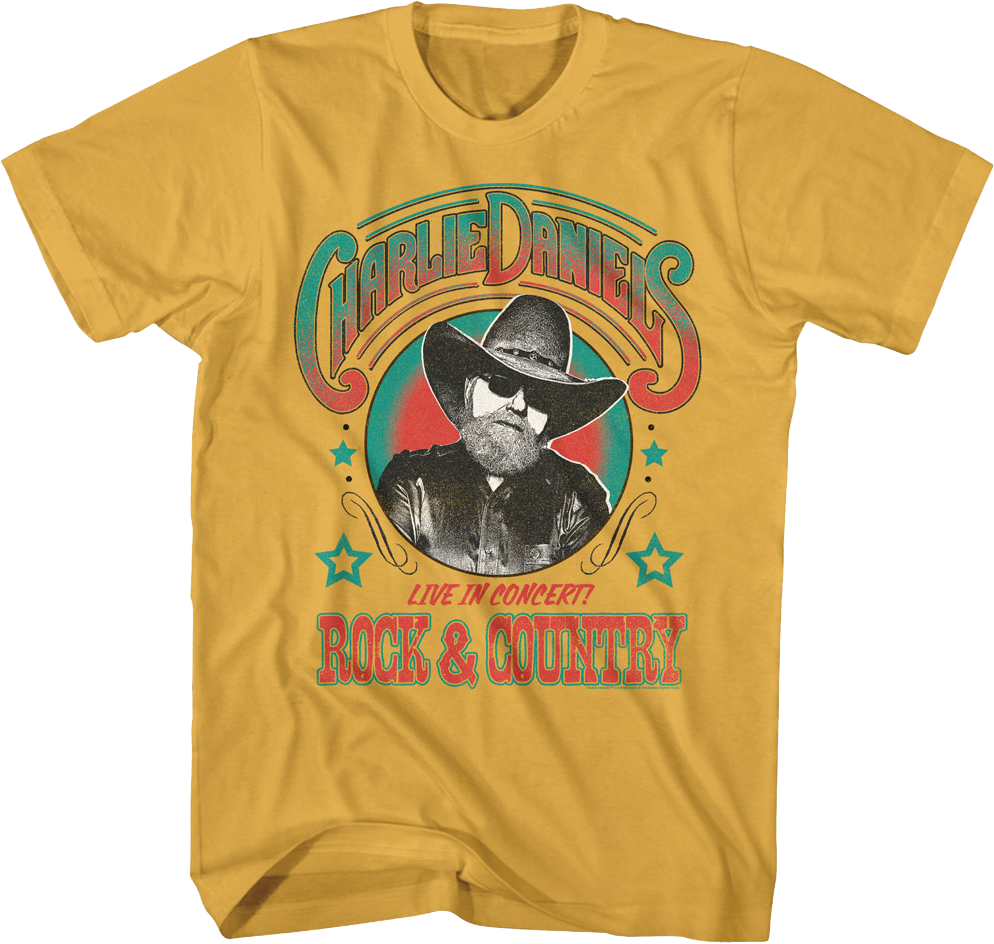 Live In Concert Charlie Daniels T-Shirt Hoodie, Sweatshirt | CiraTrend.com (Image 1)