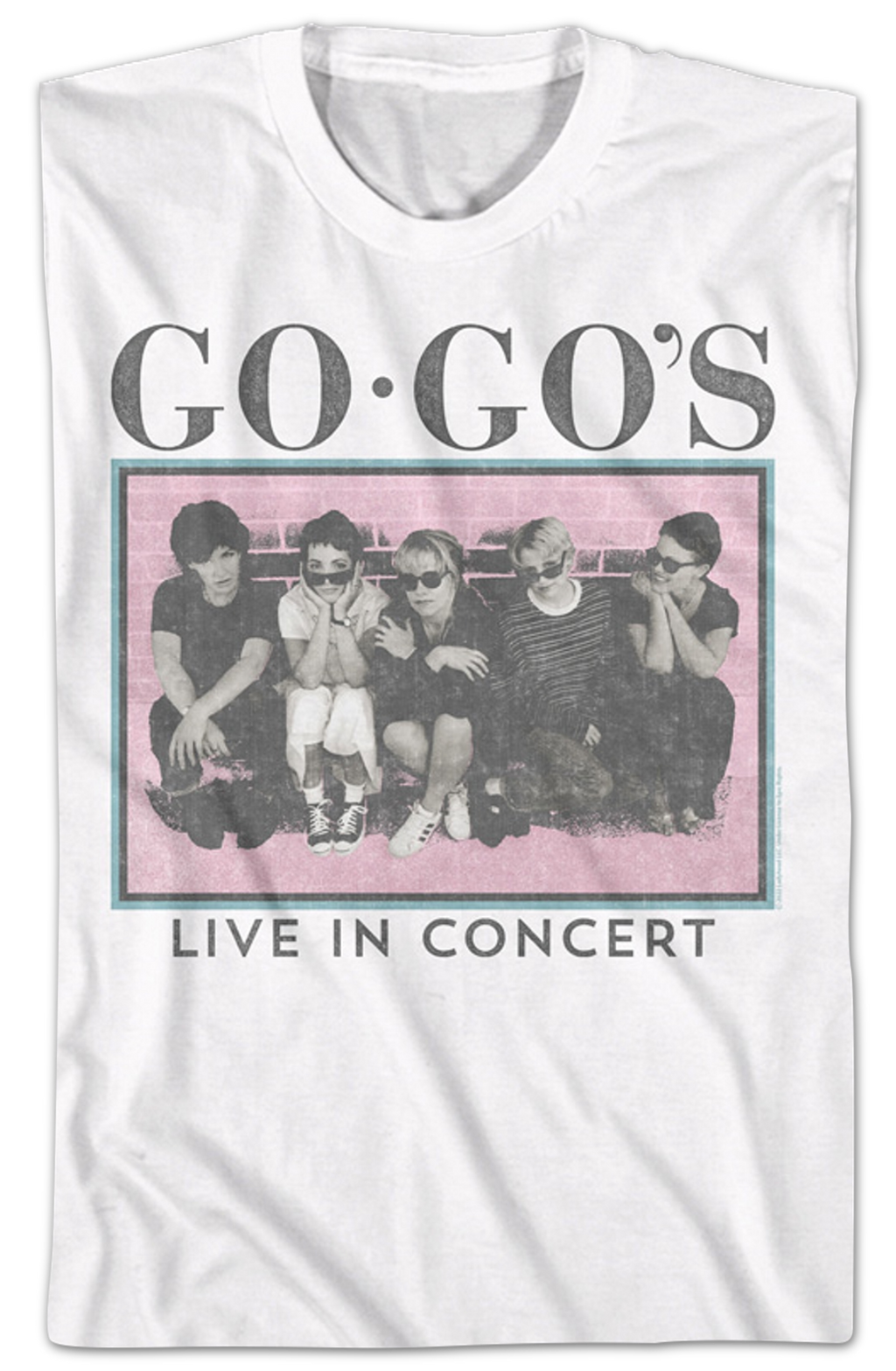 Live In Concert Go-Go's T-Shirt Hoodie, Sweatshirt | CiraTrend.com (Image 2)