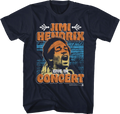 Live In Concert Jimi Hendrix T-Shirt Hoodie, Sweatshirt | CiraTrend.com (Image 1)