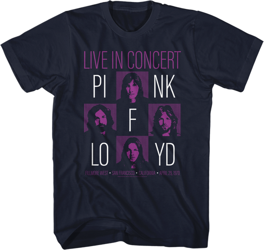 Live In Concert Pink Floyd T-Shirt