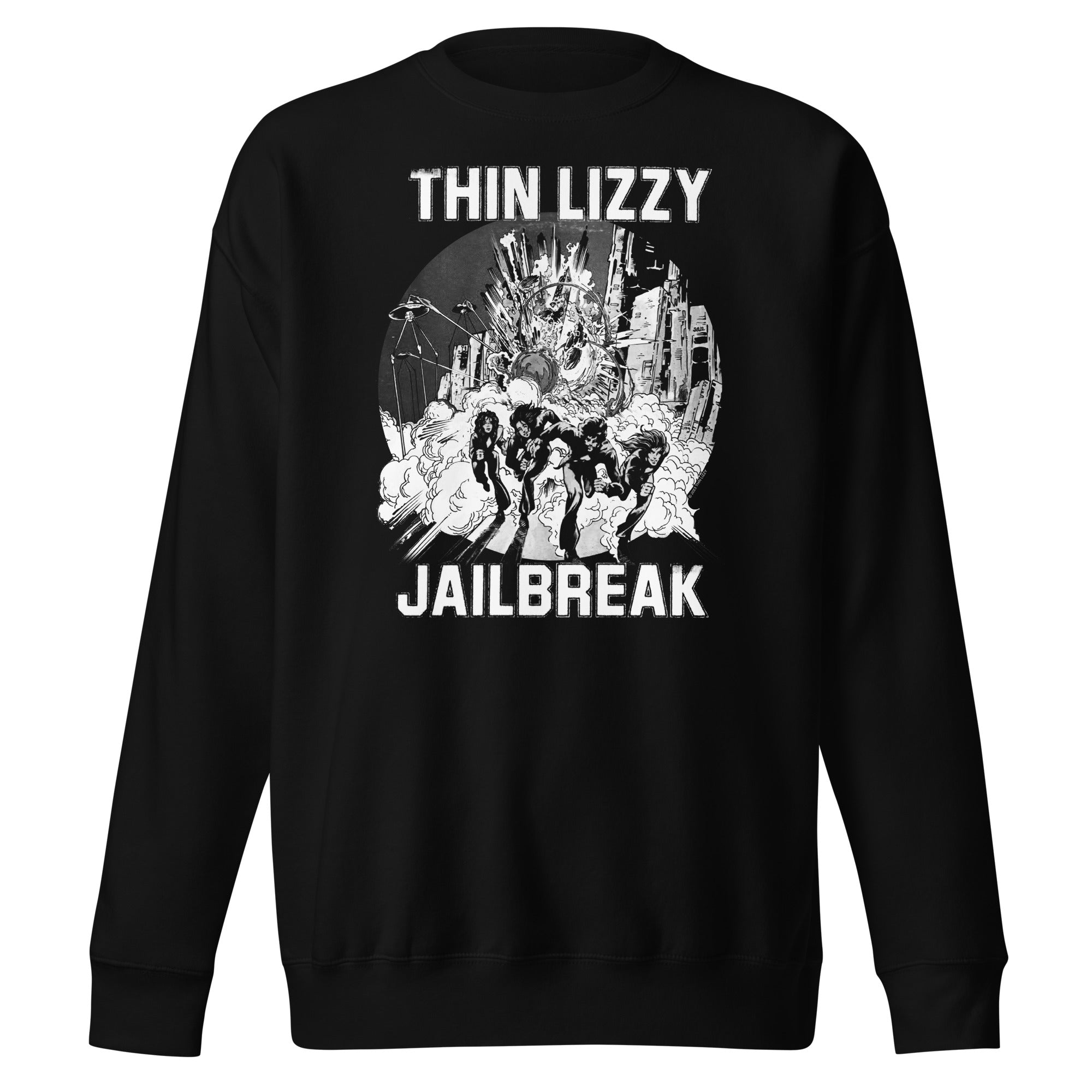 Thin Lizzy - White Jailbreak Sweatshirt T-Shirts, Hoodie | CiraTrend.com