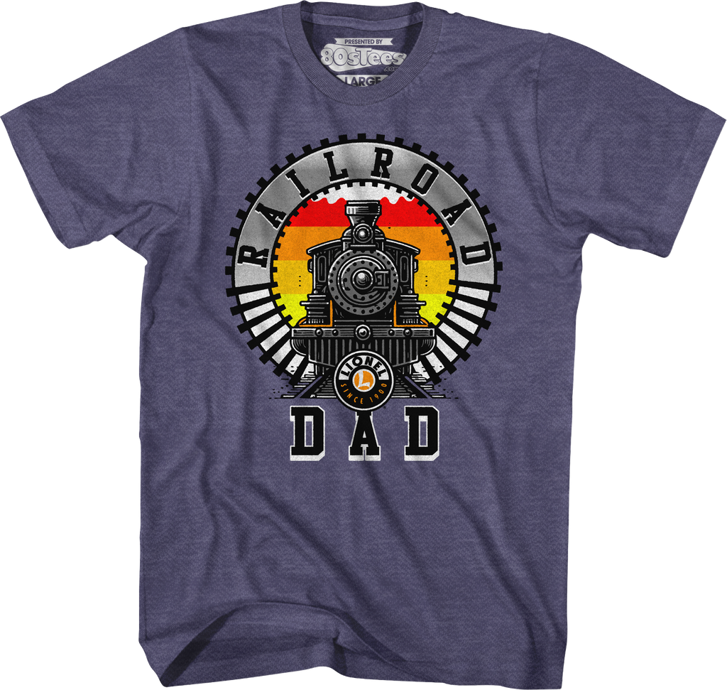Railroad Dad Lionel Trains T-Shirt Hoodie, Sweatshirt | CiraTrend.com (Image 3)