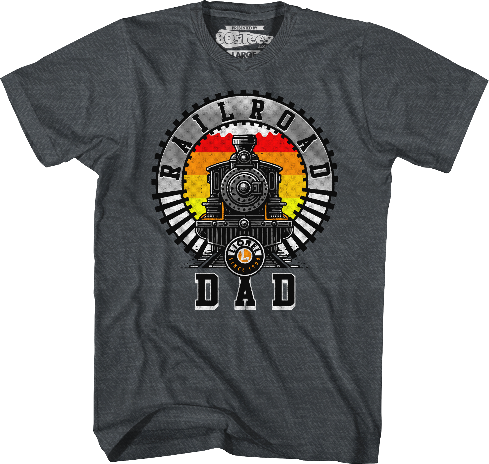 Railroad Dad Lionel Trains T-Shirt Hoodie, Sweatshirt | CiraTrend.com (Image 1)