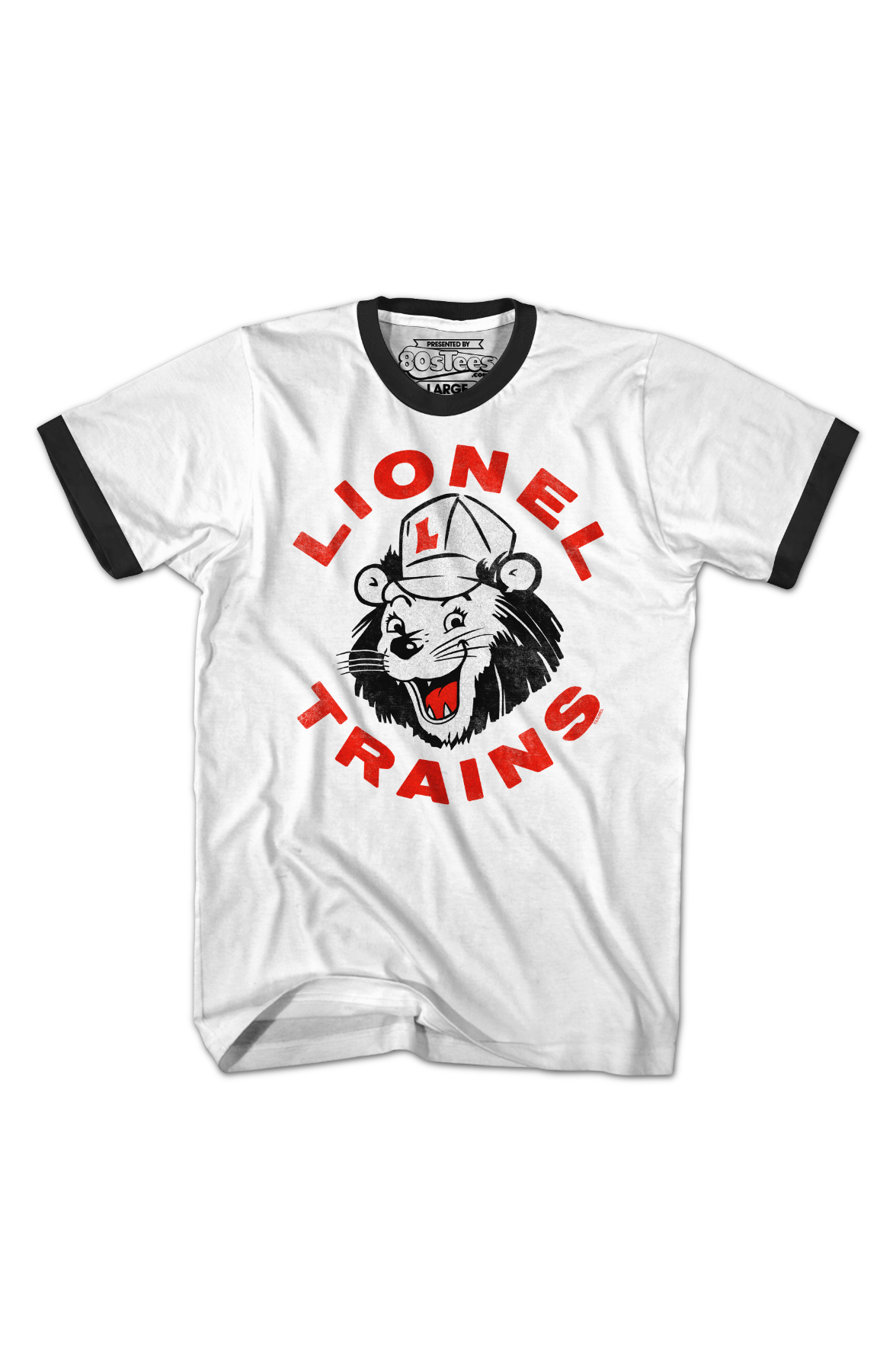 Lenny Lion Lionel Trains Ringer Shirt T-Shirts, Hoodie, Sweatshirt