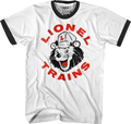 Lenny Lion Lionel Trains Ringer Shirt T-Shirts, Hoodie, Sweatshirt