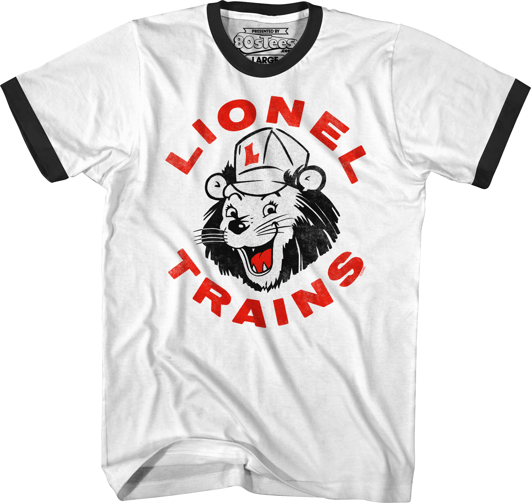 Lenny Lion Lionel Trains Ringer Shirt T-Shirts, Hoodie, Sweatshirt