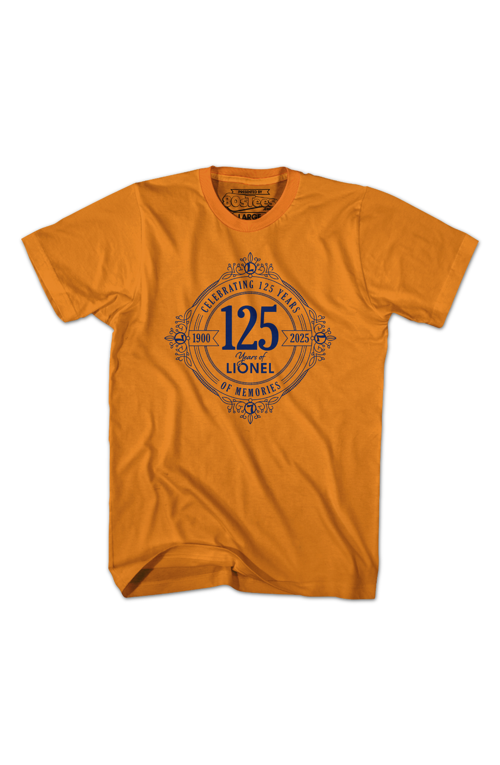 Orange Celebrating 125 Years Of Memories Lionel Trains T-Shirt Hoodie, Sweatshirt | CiraTrend.com (Image 2)