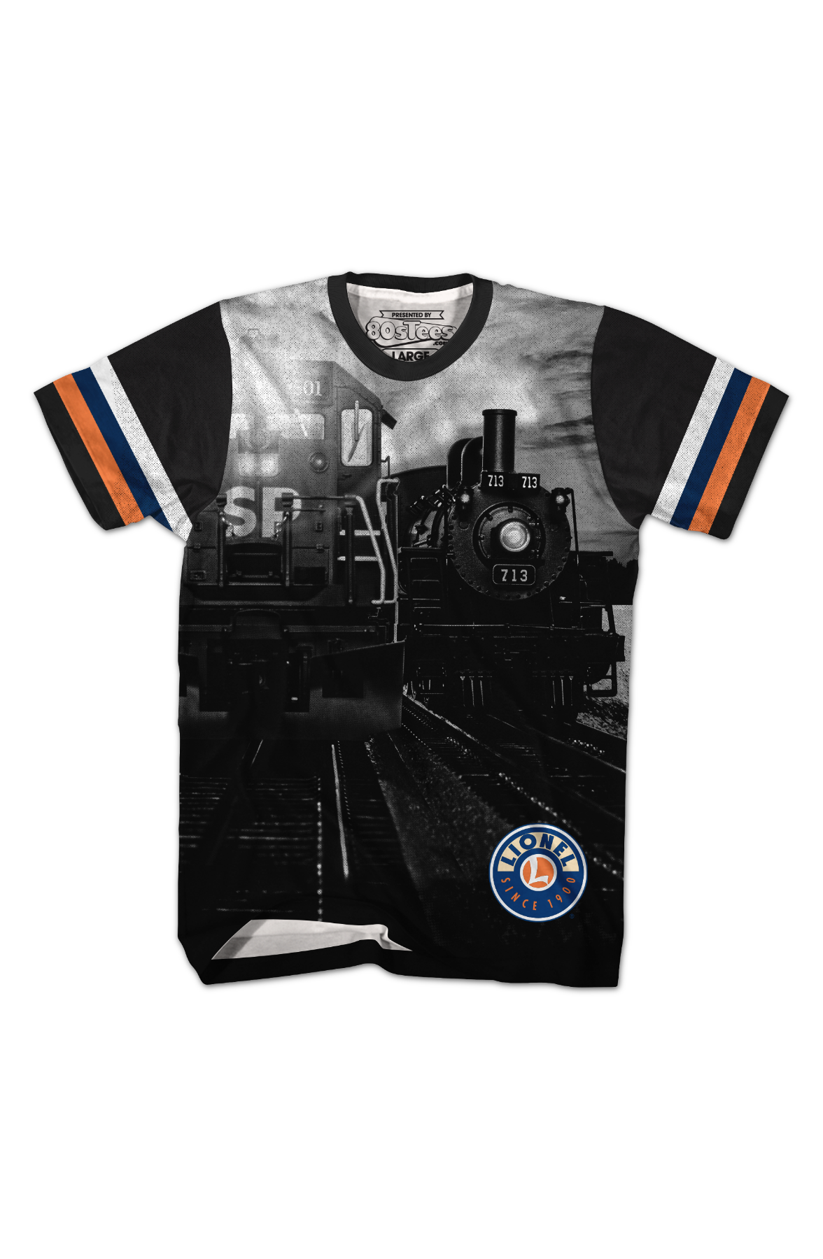 Vintage Stripes Lionel Trains T-Shirt Hoodie, Sweatshirt | CiraTrend.com (Image 2)