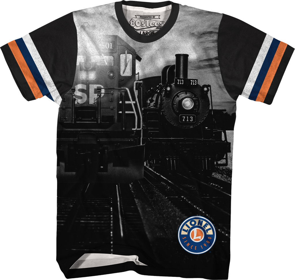Vintage Stripes Lionel Trains T-Shirt Hoodie, Sweatshirt | CiraTrend.com (Image 1)