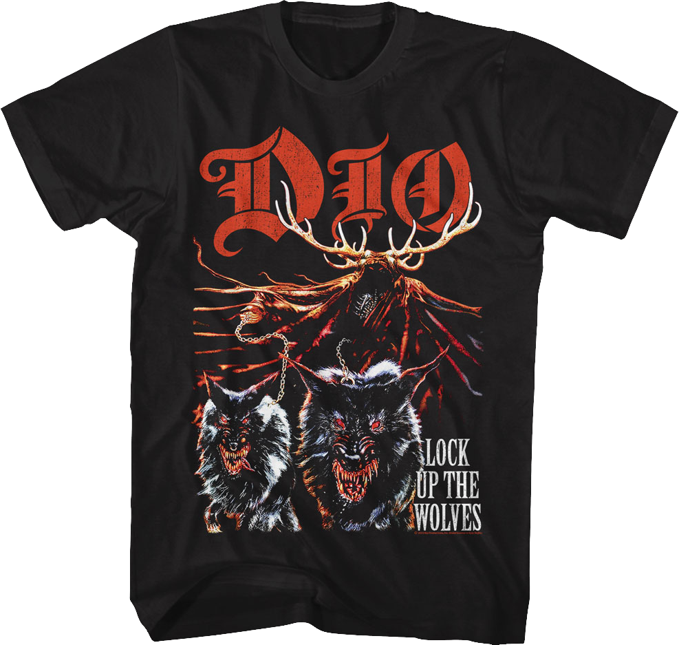Lock Up The Wolves Dio T-Shirt Hoodie, Sweatshirt | CiraTrend.com (Image 1)
