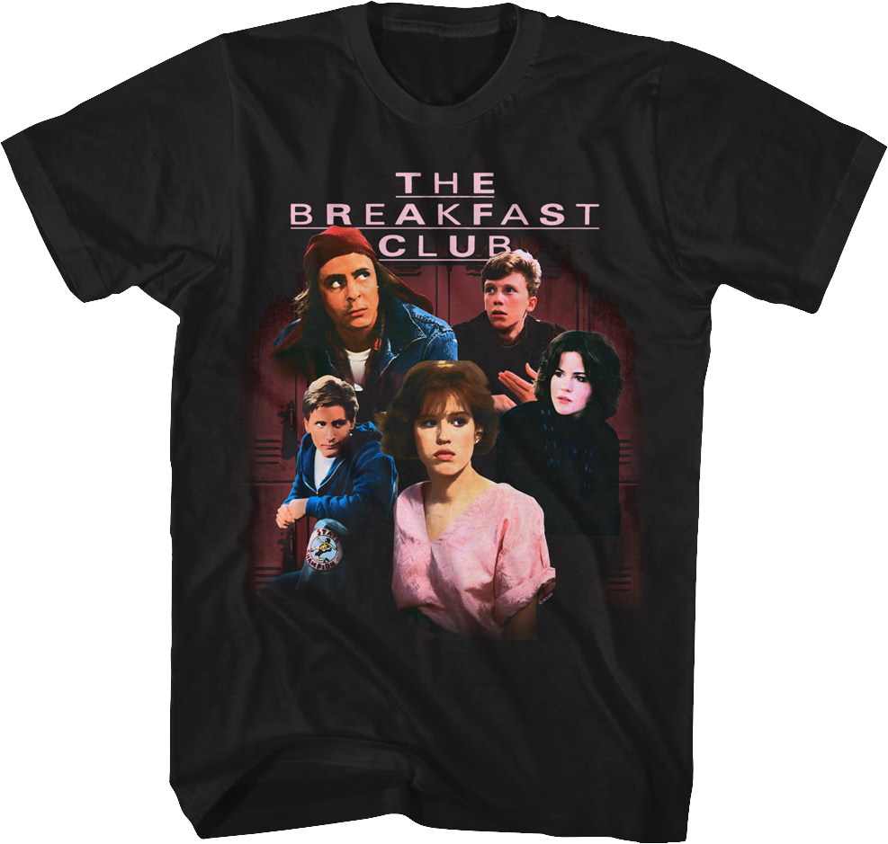 Locker Collage Breakfast Club T-Shirt Hoodie, Sweatshirt | CiraTrend.com (Image 1)