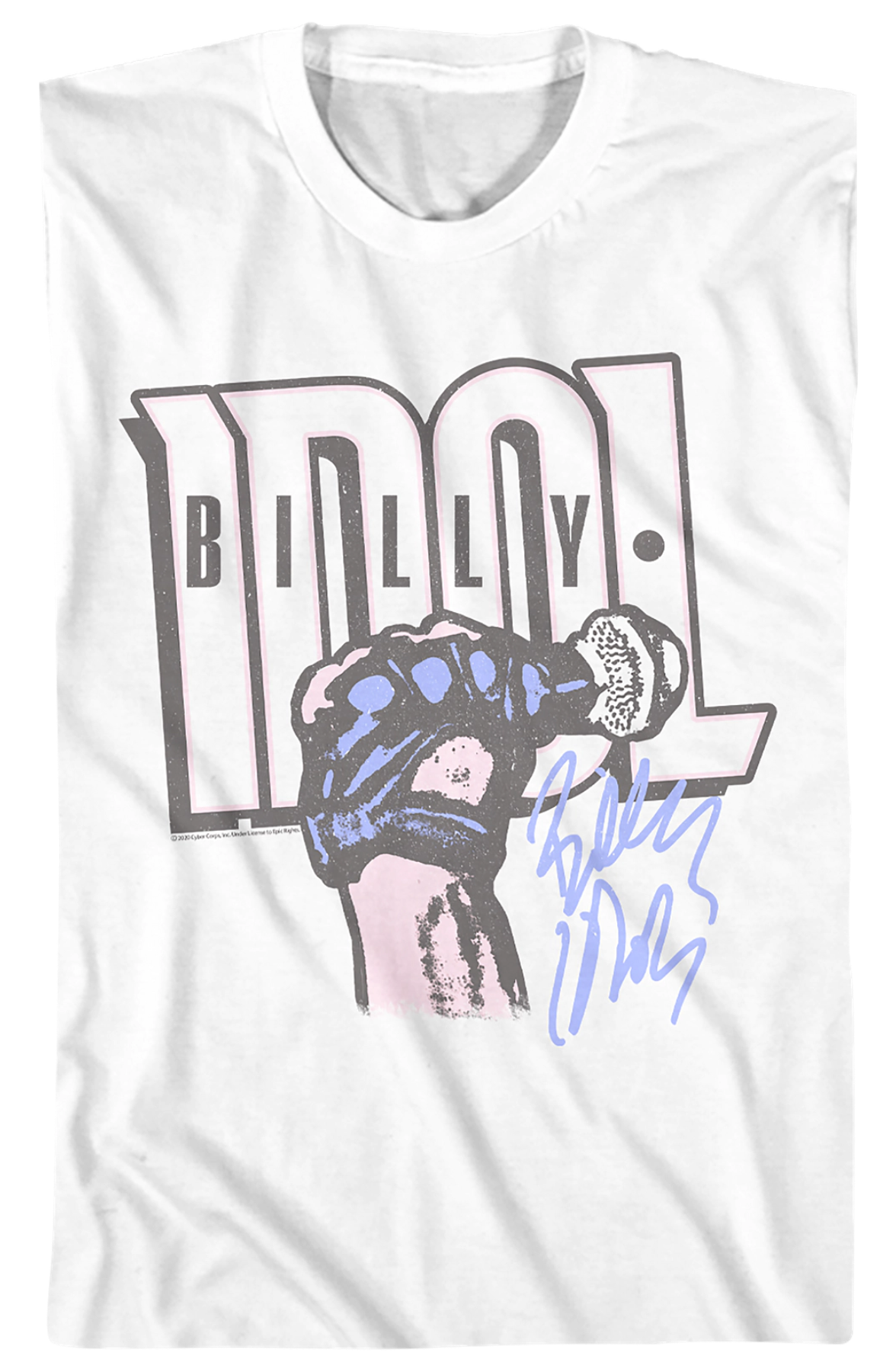 Logo And Autograph Billy Idol T-Shirt Hoodie, Sweatshirt | CiraTrend.com (Image 2)