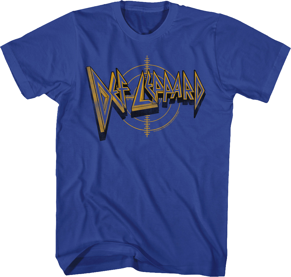 Logo And Crosshairs Def Leppard T-Shirt Hoodie, Sweatshirt | CiraTrend.com (Image 1)