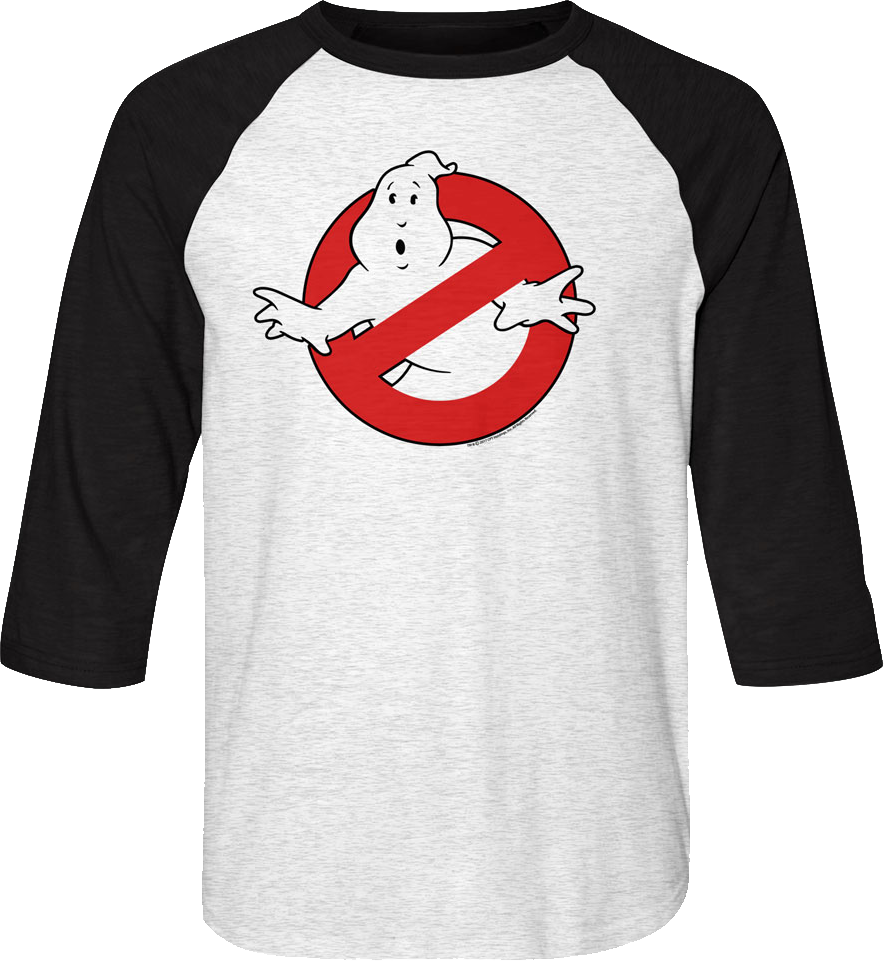 Logo Ghostbusters Raglan Baseball Shirt Hoodie, Sweatshirt | CiraTrend.com (Image 1)