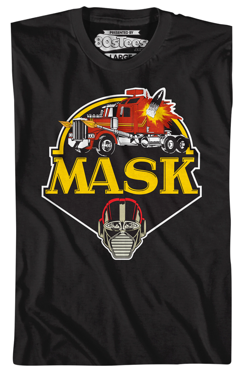 Retro Logo MASK T-Shirt Hoodie, Sweatshirt | CiraTrend.com (Image 2)