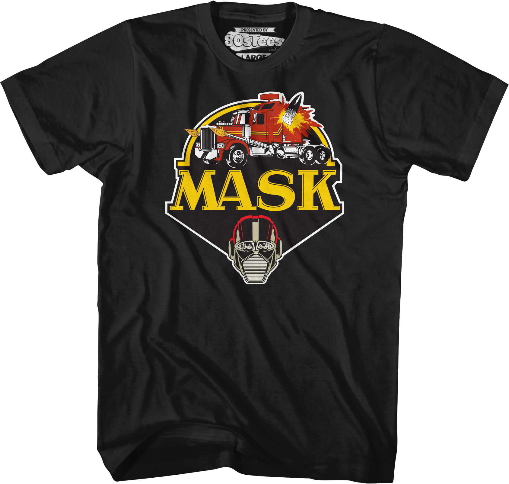 Retro Logo MASK T-Shirt Hoodie, Sweatshirt | CiraTrend.com (Image 1)