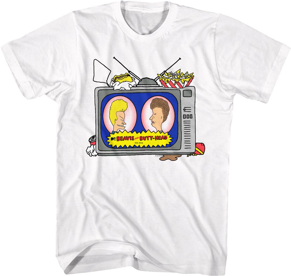 Logo On TV Beavis And Butt-Head T-Shirt Hoodie, Sweatshirt | CiraTrend.com (Image 1)