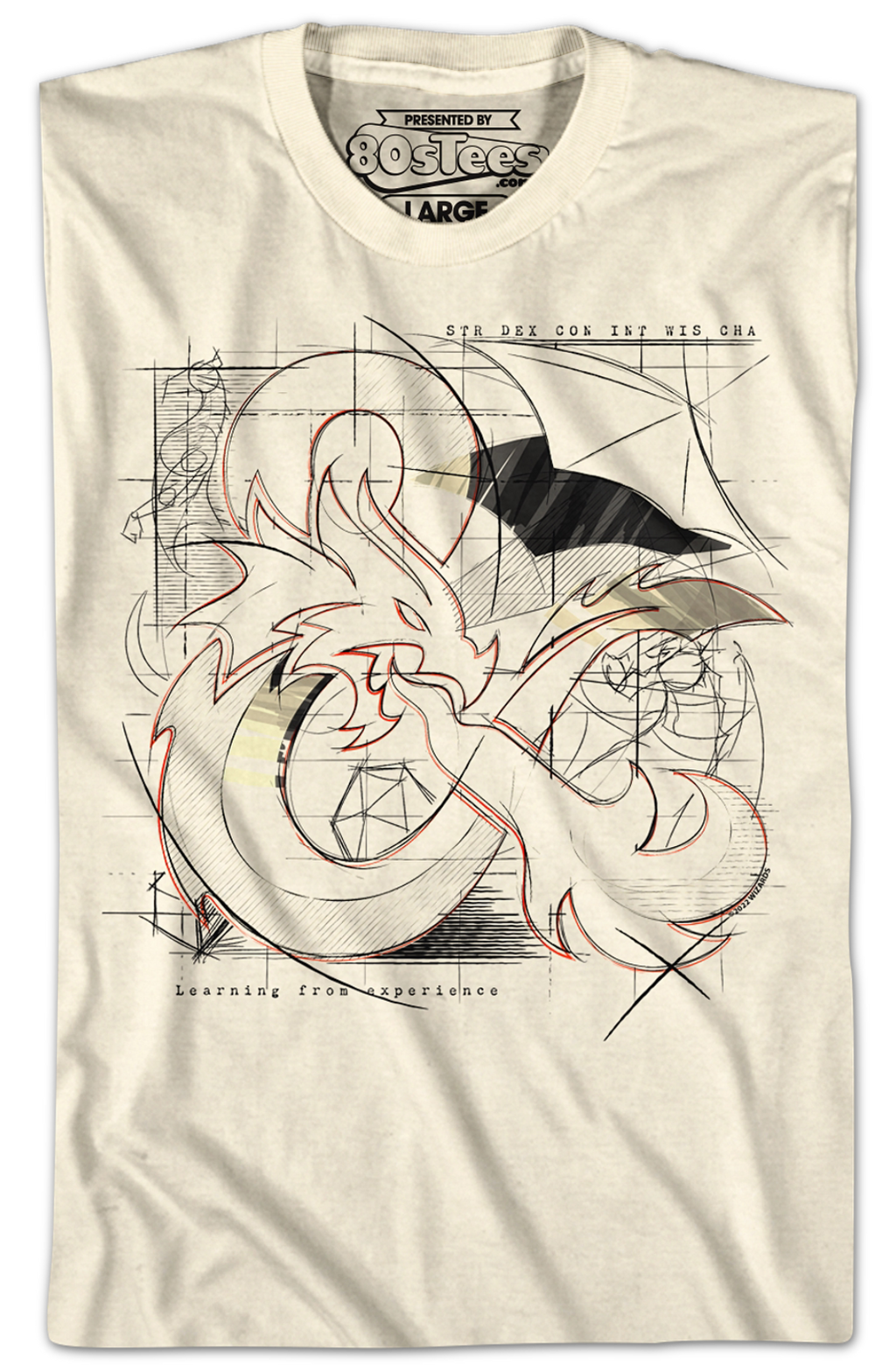 Logo Sketch Dungeons & Dragons T-Shirt Hoodie, Sweatshirt | CiraTrend.com (Image 2)