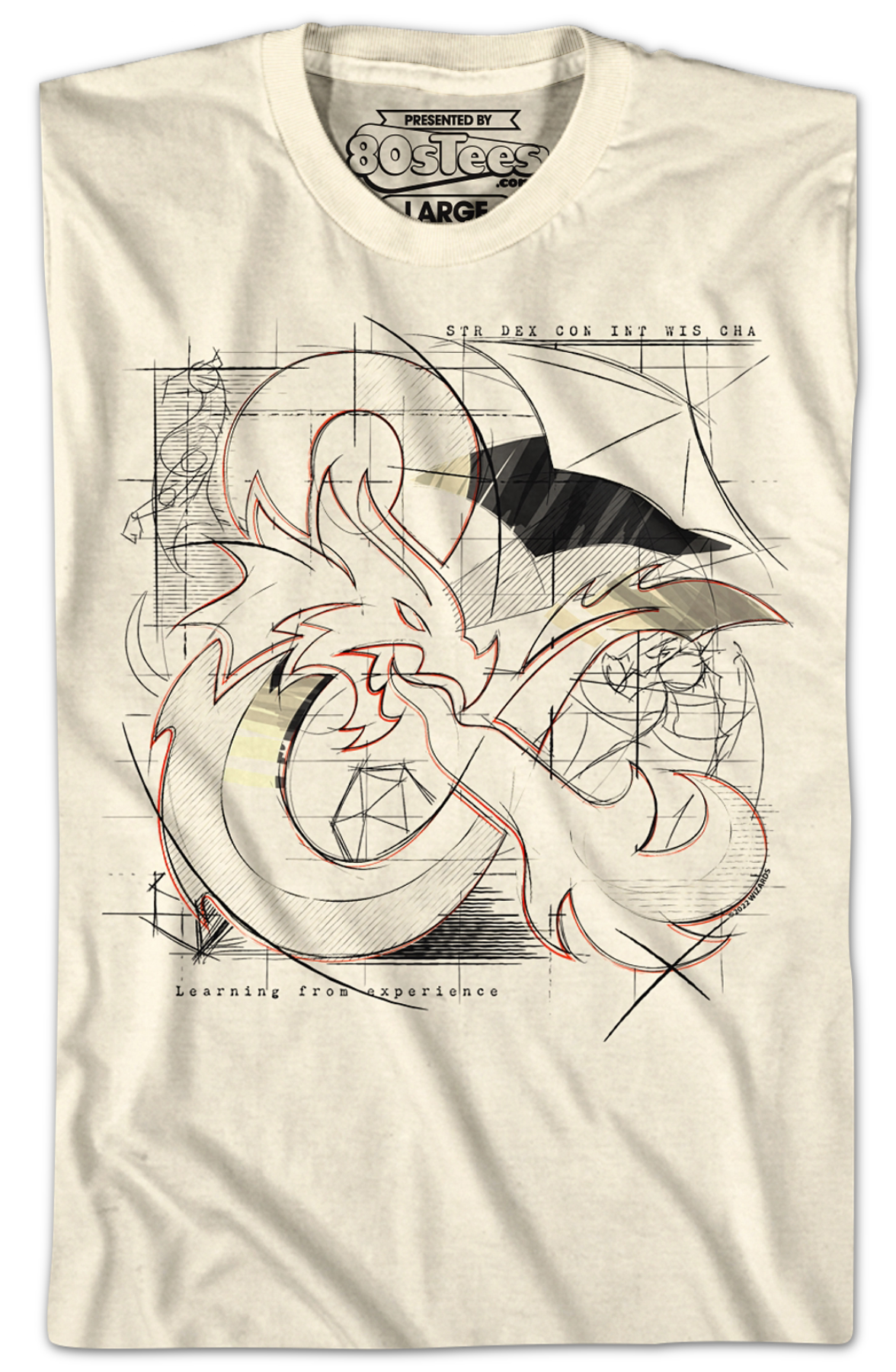 Logo Sketch Dungeons & Dragons T-Shirt Hoodie, Sweatshirt | CiraTrend.com (Image 2)