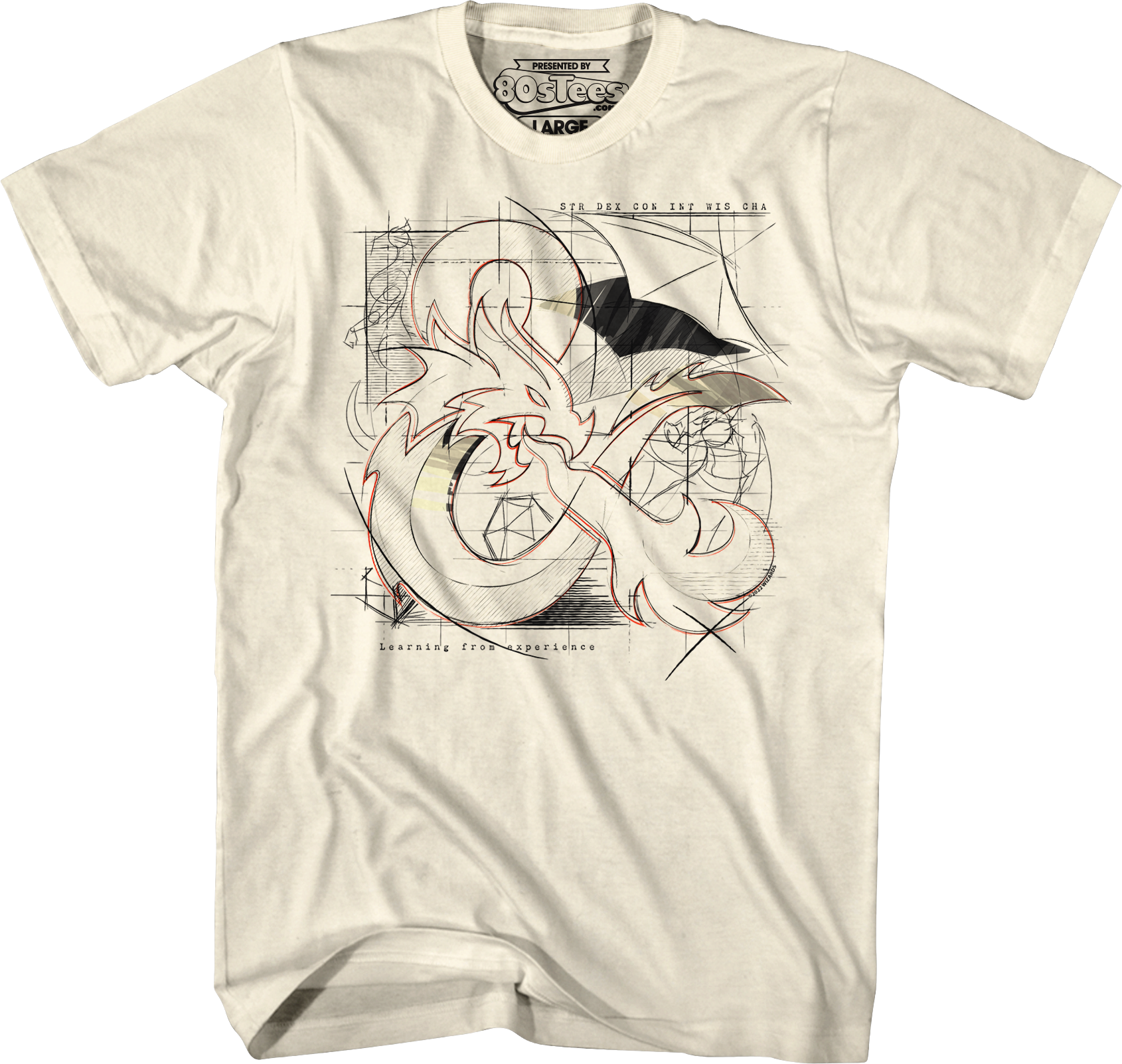 Logo Sketch Dungeons & Dragons T-Shirt Hoodie, Sweatshirt | CiraTrend.com (Image 1)
