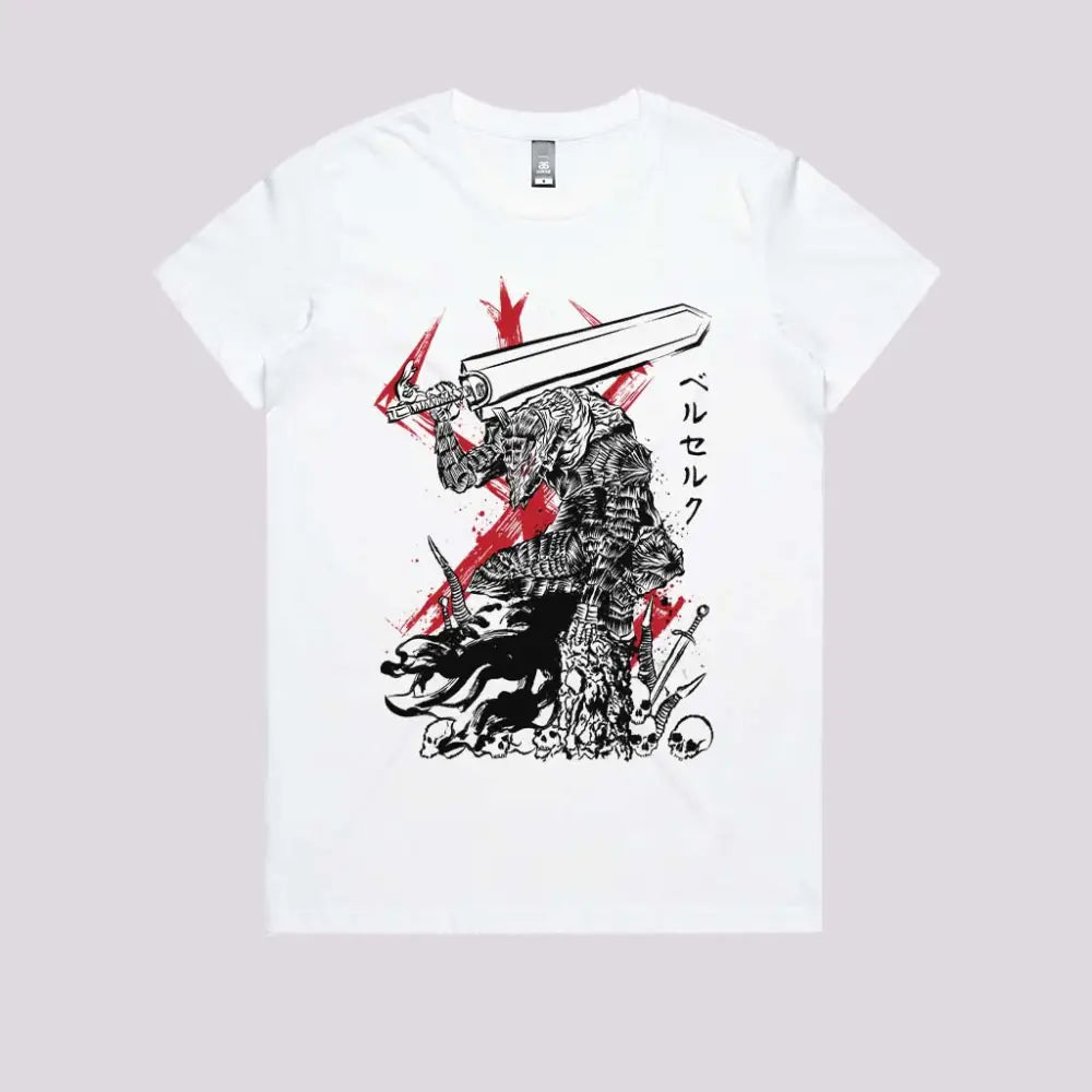 Lone Swordsman Sumi-e T-Shirt Hoodie, Sweatshirt | CiraTrend.com (Image 3)