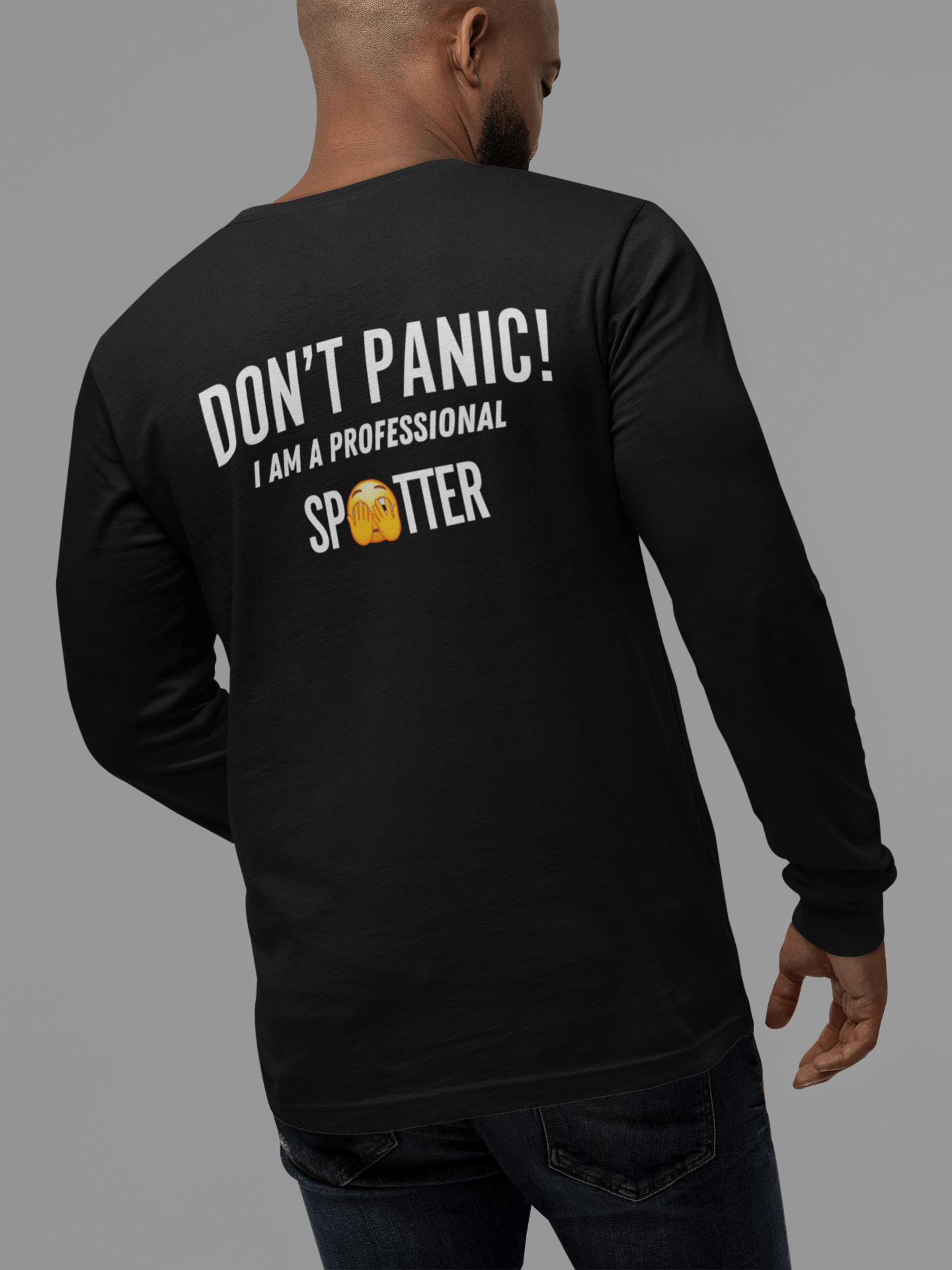 Longsleeve Tee Shirt-Don't Panic! I Am A Professional Spotter Hoodie, Sweatshirt | CiraTrend.com (Image 2)