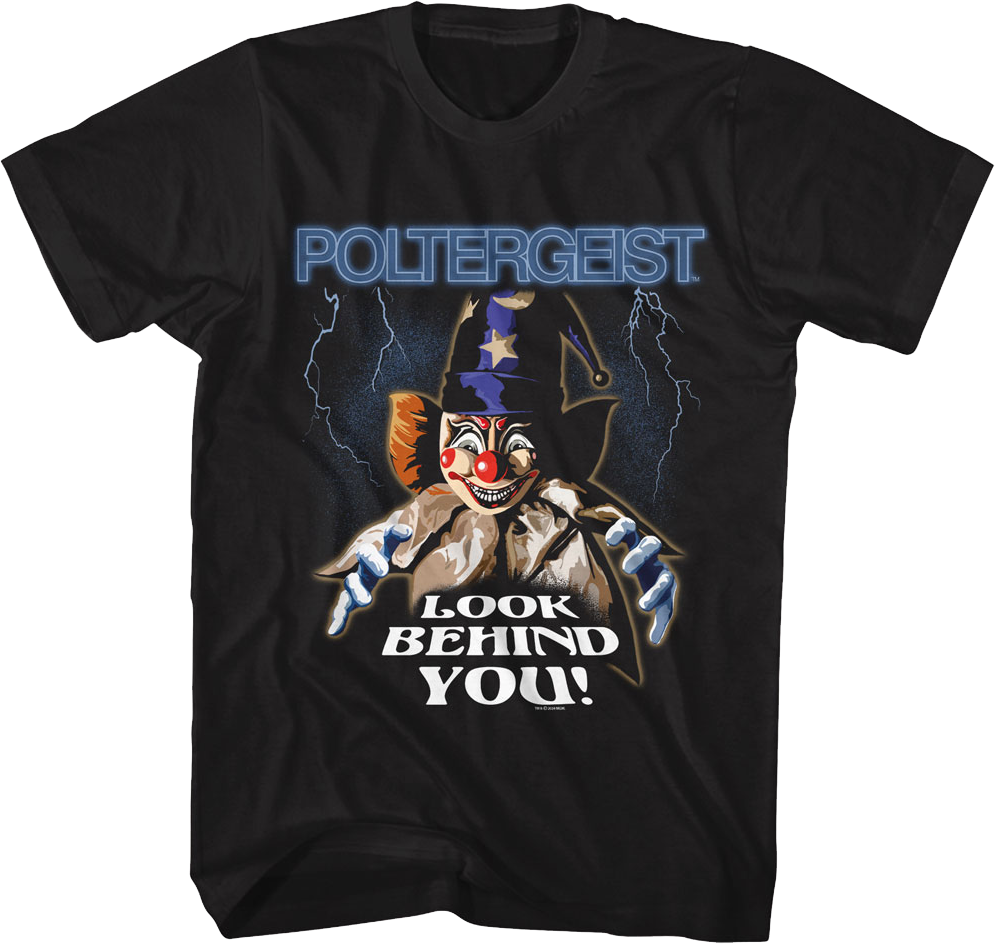 Look Behind You Poltergeist T-Shirt Hoodie, Sweatshirt | CiraTrend.com (Image 1)