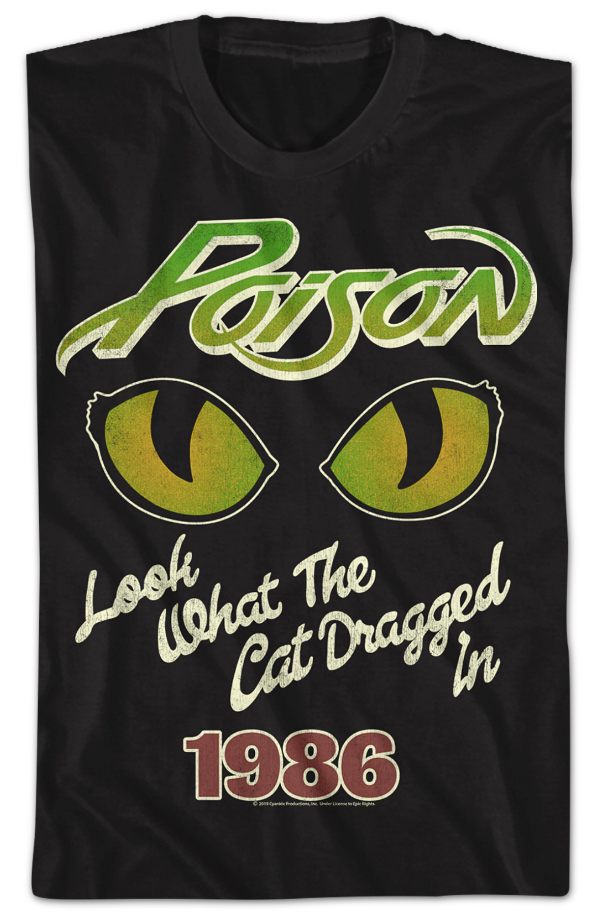 Look What The Cat Dragged In 1986 Poison T-Shirt Hoodie, Sweatshirt | CiraTrend.com (Image 2)