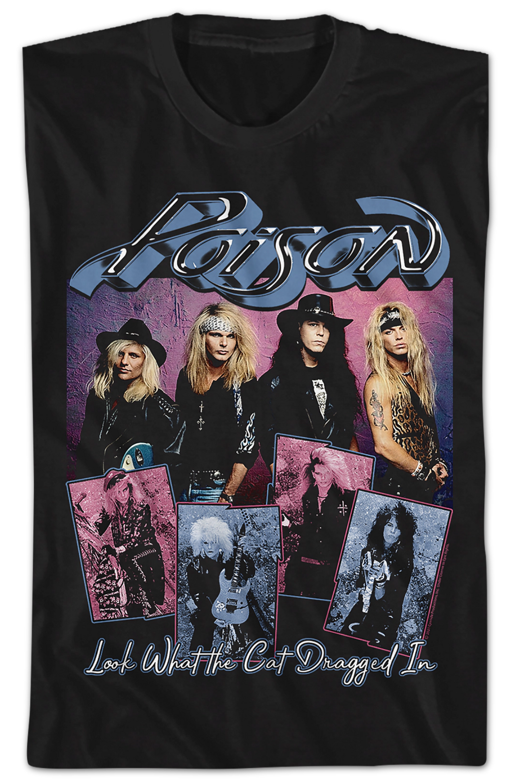 Look What The Cat Dragged In Band Photos Poison T-Shirt Hoodie, Sweatshirt | CiraTrend.com (Image 2)