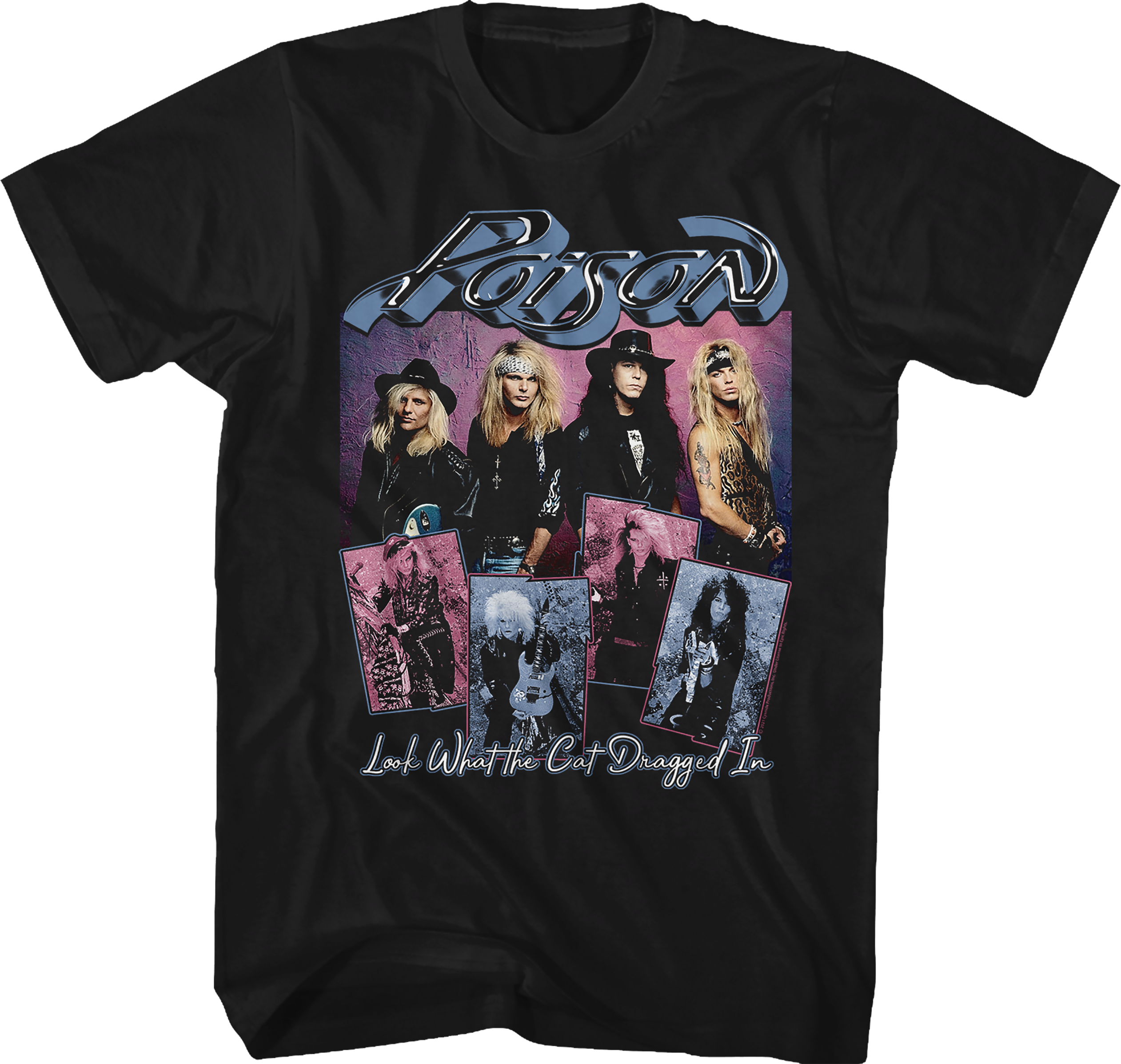 Look What The Cat Dragged In Band Photos Poison T-Shirt Hoodie, Sweatshirt | CiraTrend.com (Image 1)
