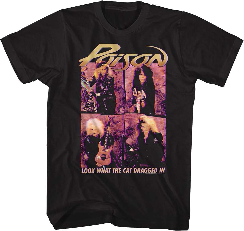 Look What The Cat Dragged In Photos Poison T-Shirt Hoodie, Sweatshirt | CiraTrend.com (Image 1)