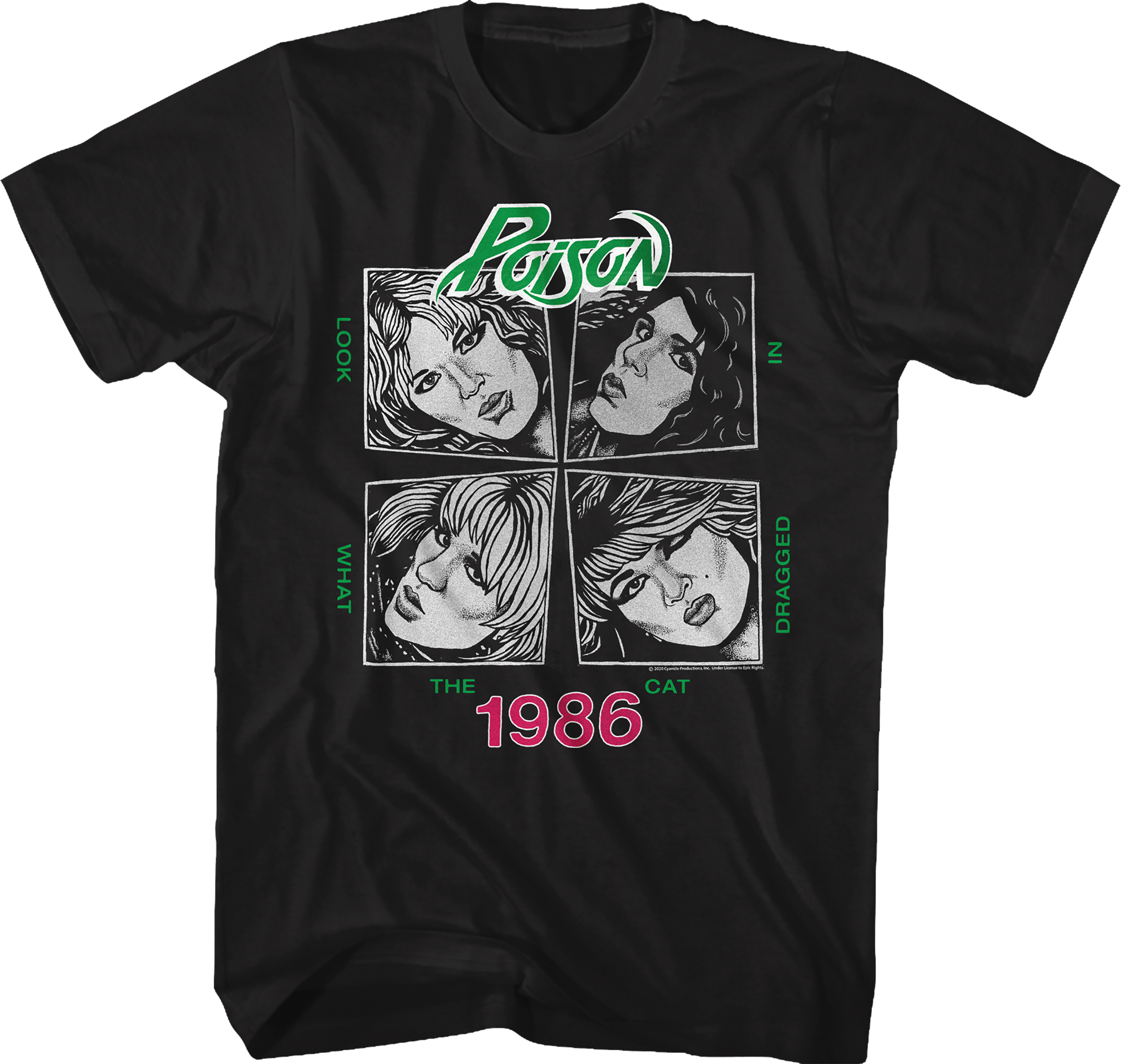 Look What The Cat Dragged In Sketch Poison T-Shirt Hoodie, Sweatshirt | CiraTrend.com (Image 1)