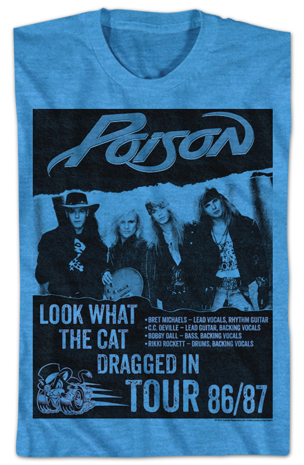 Look What The Cat Dragged In Tour Poison T-Shirt Hoodie, Sweatshirt | CiraTrend.com (Image 2)