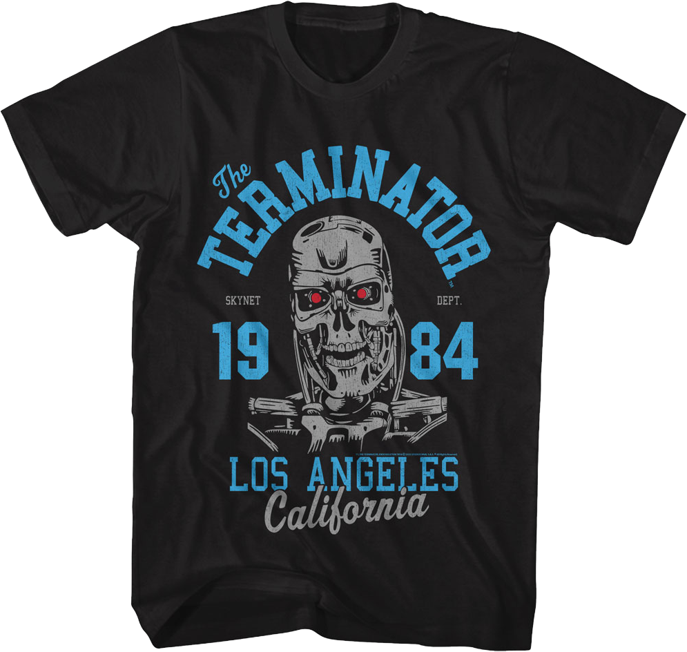Los Angeles 1984 Terminator T-Shirt Hoodie, Sweatshirt | CiraTrend.com (Image 1)