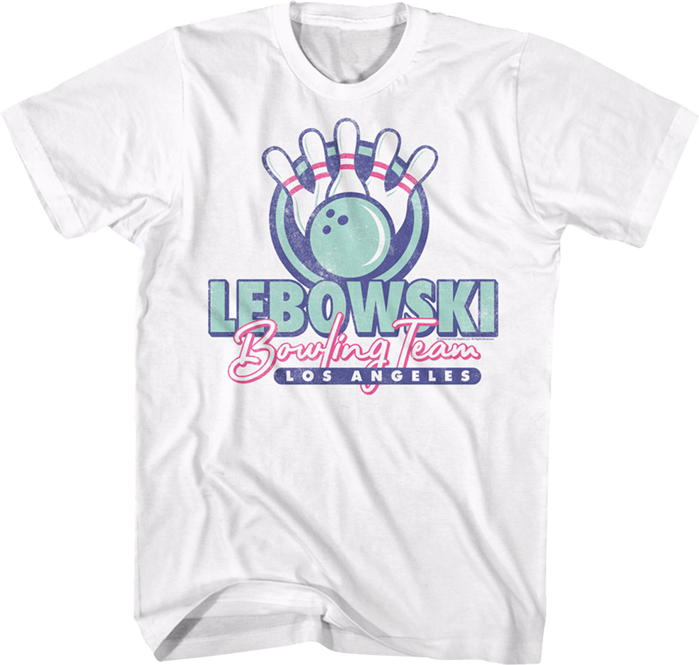 Los Angeles Bowling Team Big Lebowski T-Shirt Hoodie, Sweatshirt | CiraTrend.com (Image 1)