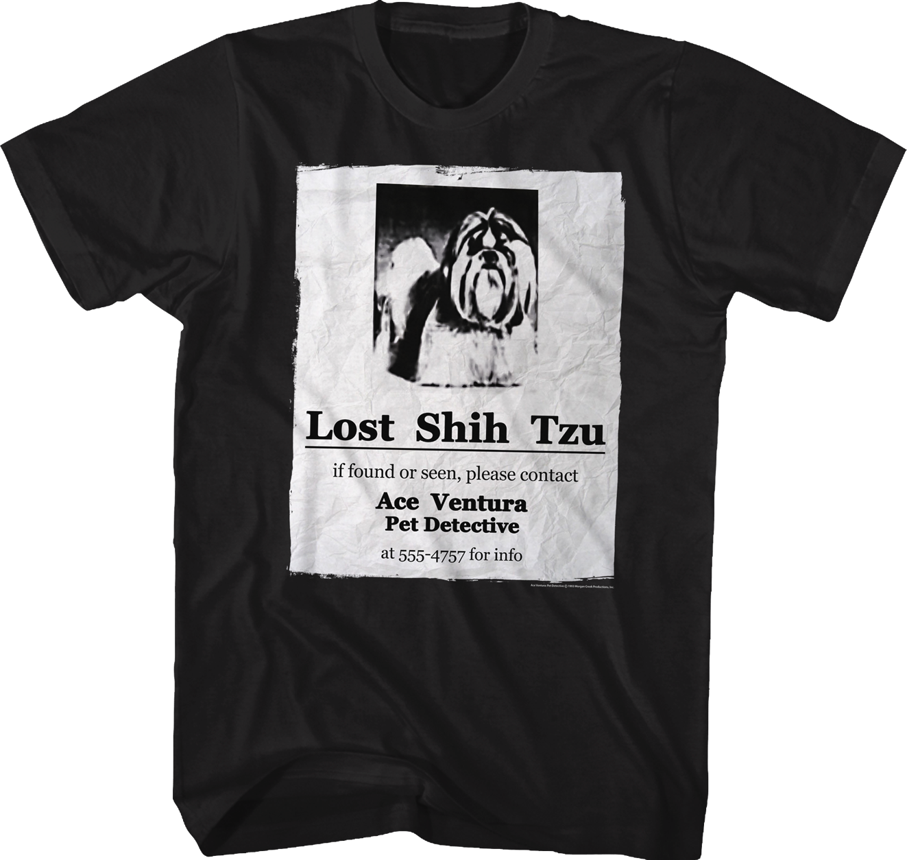 Lost Shih Tzu Ace Ventura T-Shirt Hoodie, Sweatshirt | CiraTrend.com (Image 1)