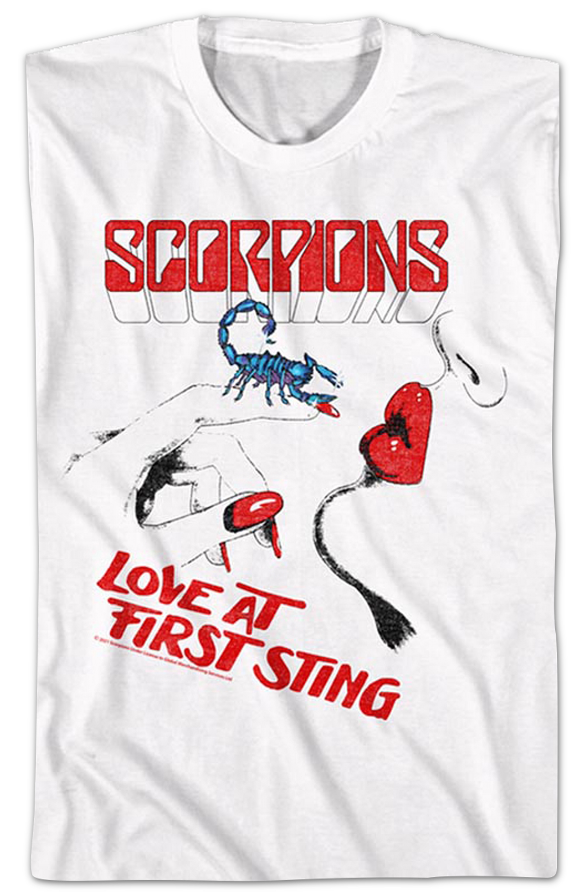 Retro Love At First Sting Scorpions T-Shirt