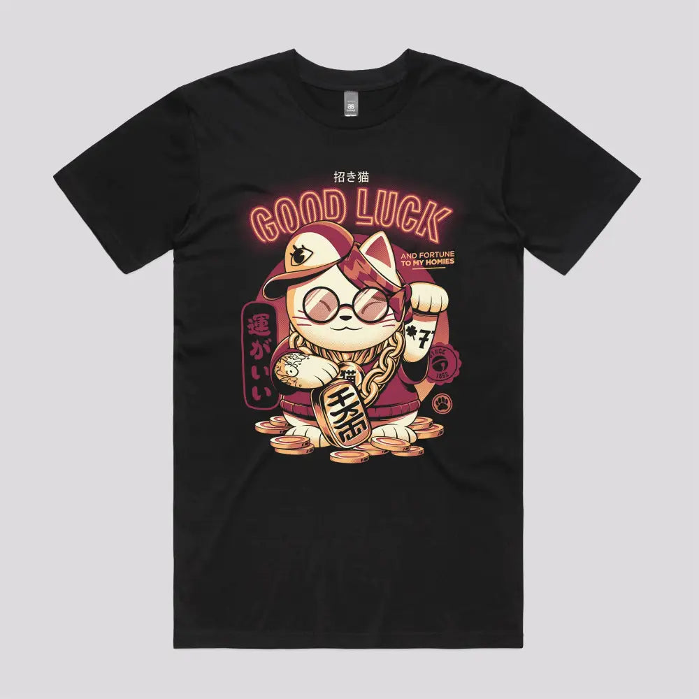 Lucky Cat T-Shirt Hoodie, Sweatshirt | CiraTrend.com (Image 2)