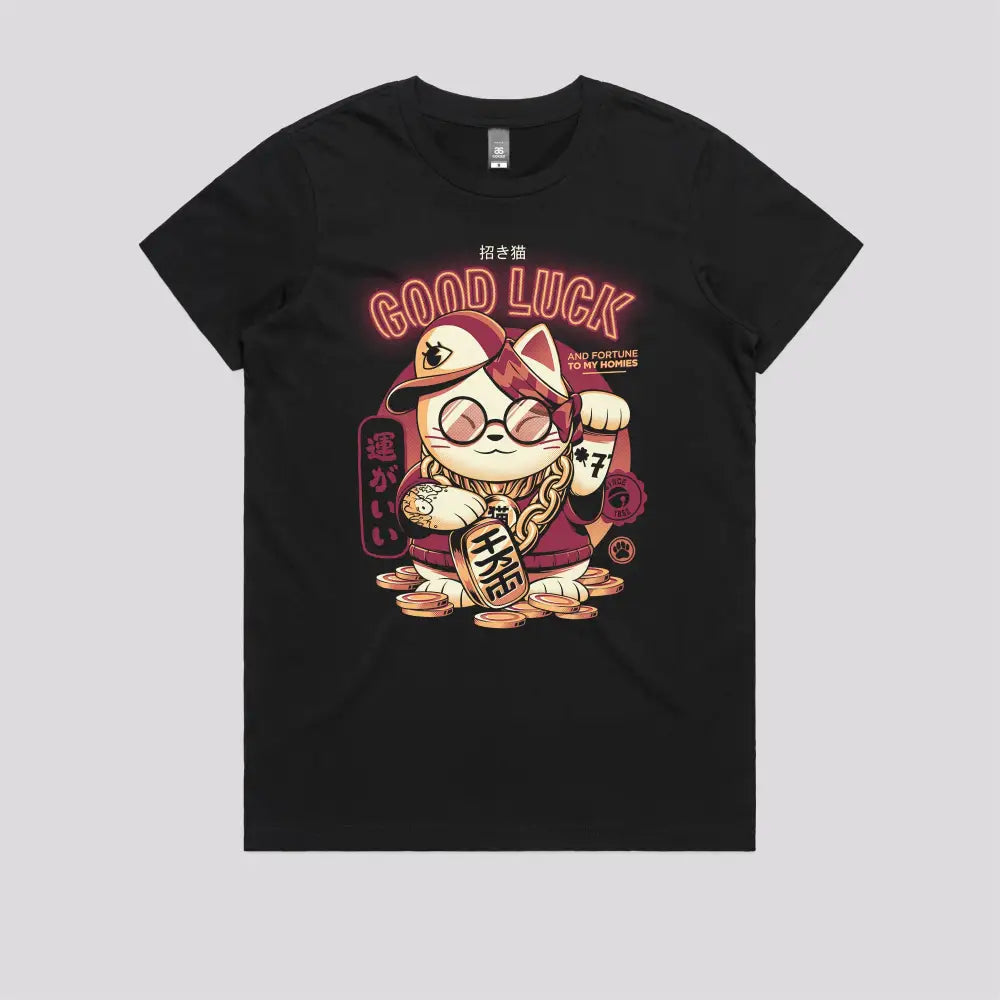 Lucky Cat T-Shirt Hoodie, Sweatshirt | CiraTrend.com (Image 3)