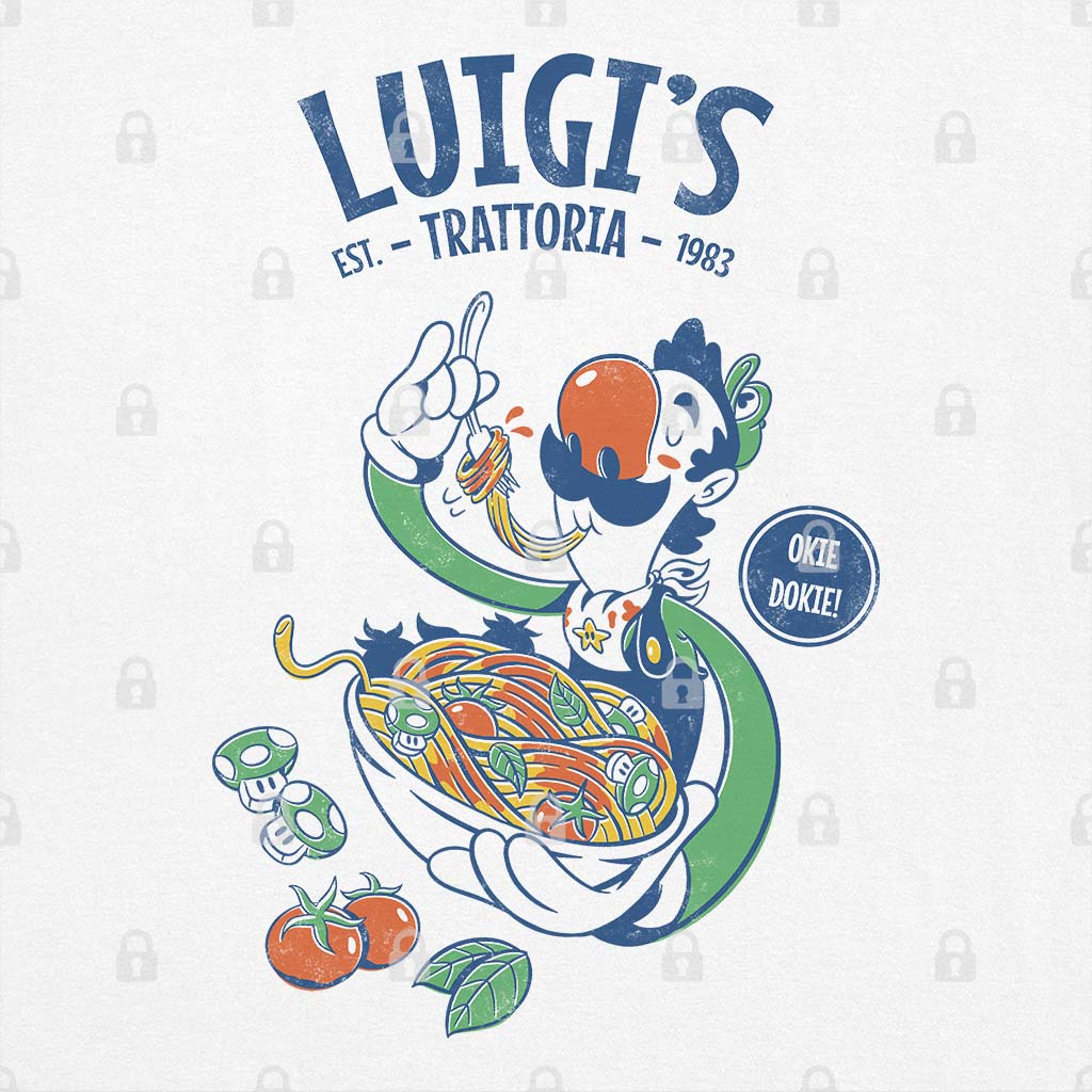 Luigi's Spaghetti T-Shirt Hoodie, Sweatshirt | CiraTrend.com (Image 1)