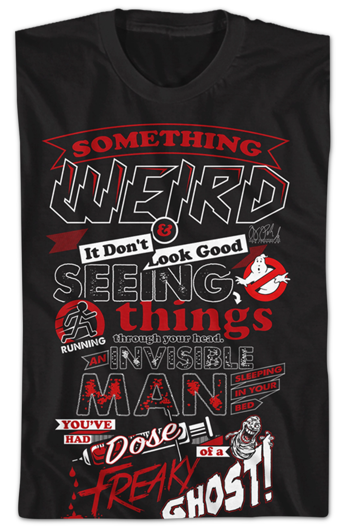 Lyrics Ghostbusters T-Shirt Hoodie, Sweatshirt | CiraTrend.com (Image 2)