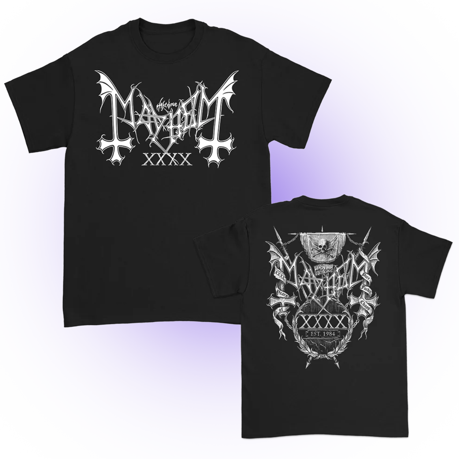 40th Anniv. Logo Tee (Black)