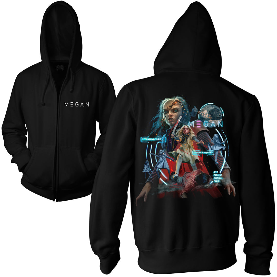 M3GAN - ZIP UP HOODIE T-Shirts, Sweatshirt | CiraTrend.com (Image 1)