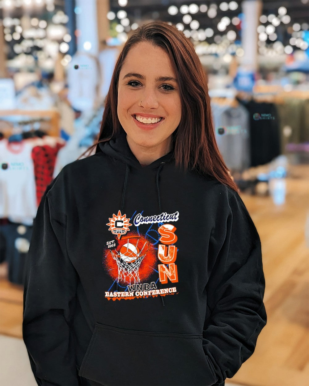 Connecticut Sun est 2003 WNBA Eastern conference shirt