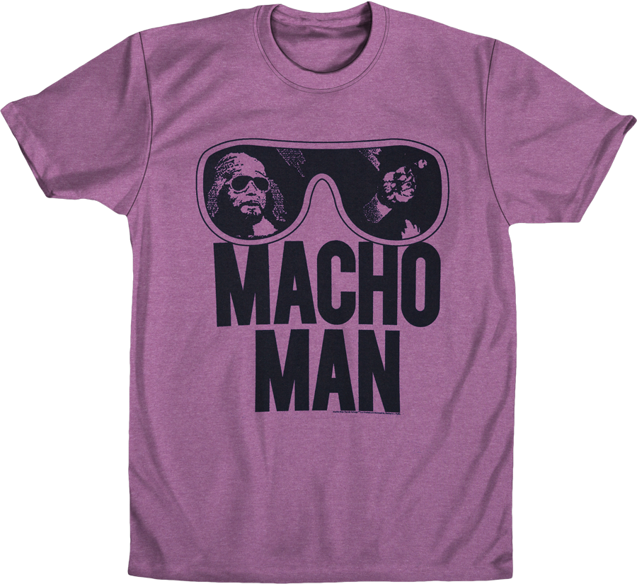 Purple Heather Macho Man Shirt Hoodie, Sweatshirt | CiraTrend.com (Image 1)